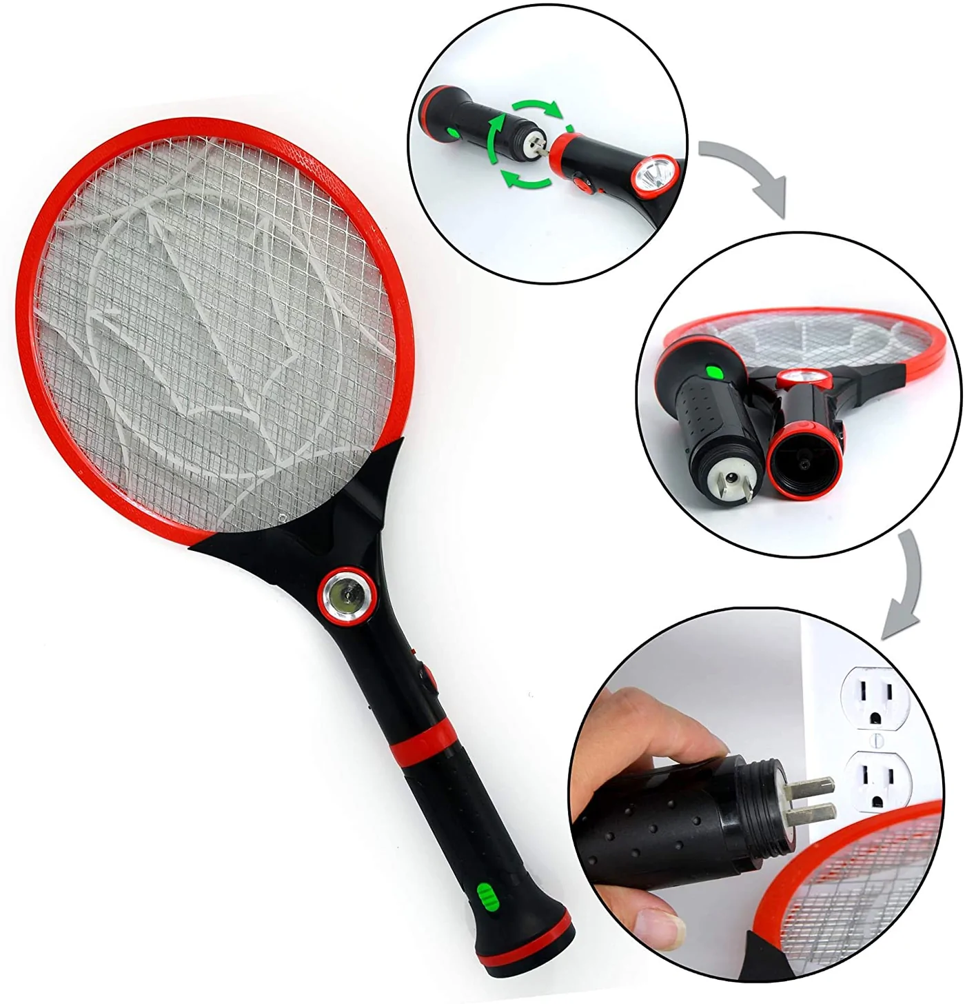 2 in 1 Electric Bug Zapper and Flashlight - lunazchef.shop