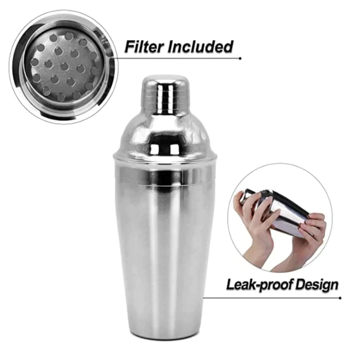 Stainless steel cocktail shaker - lunazchef.shop