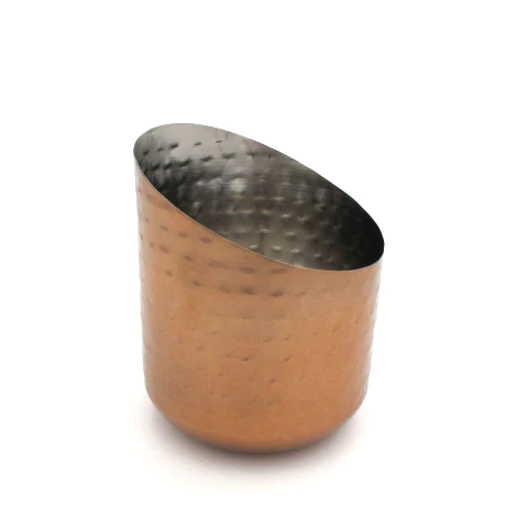 French Fries Bowl Hammer Copper color - lunazchef.shop