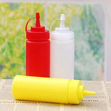 Plastic Sauce Bottle - 480 ml - lunazchef.shop