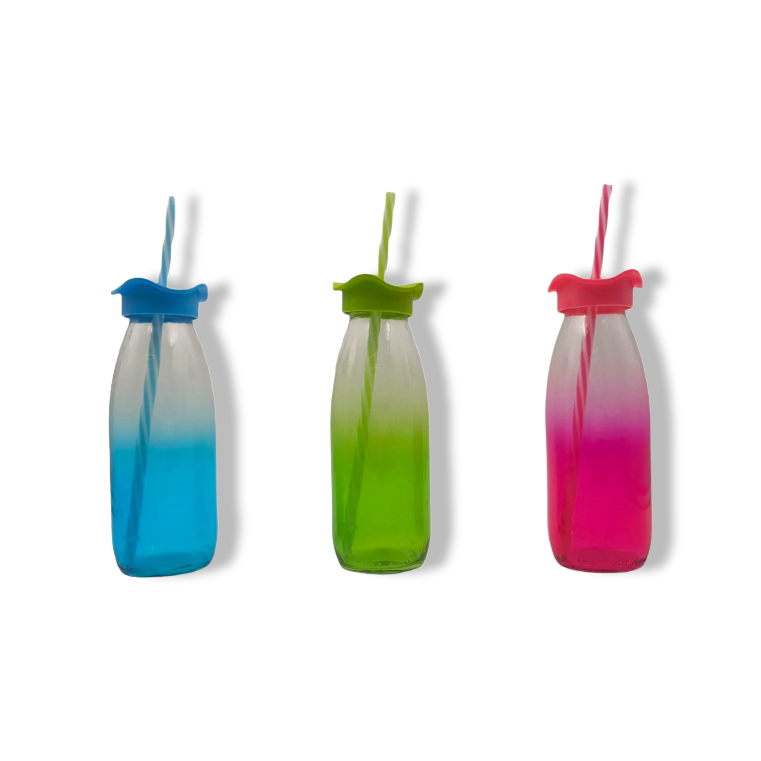 Colorful Bottle with Straw 0.5lt - lunazchef.shop