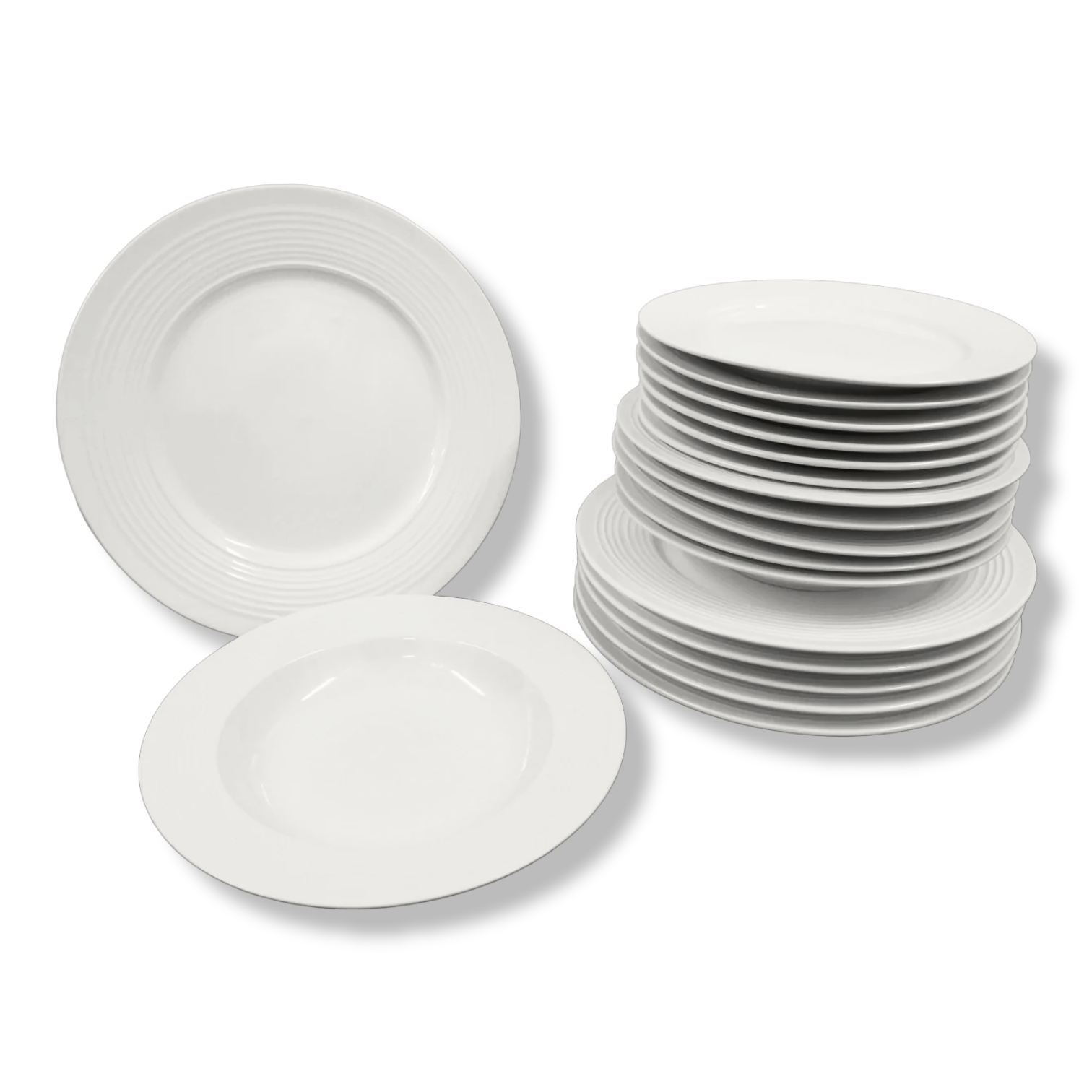 18 Piece Dinner Set Vortex - lunazchef.shop