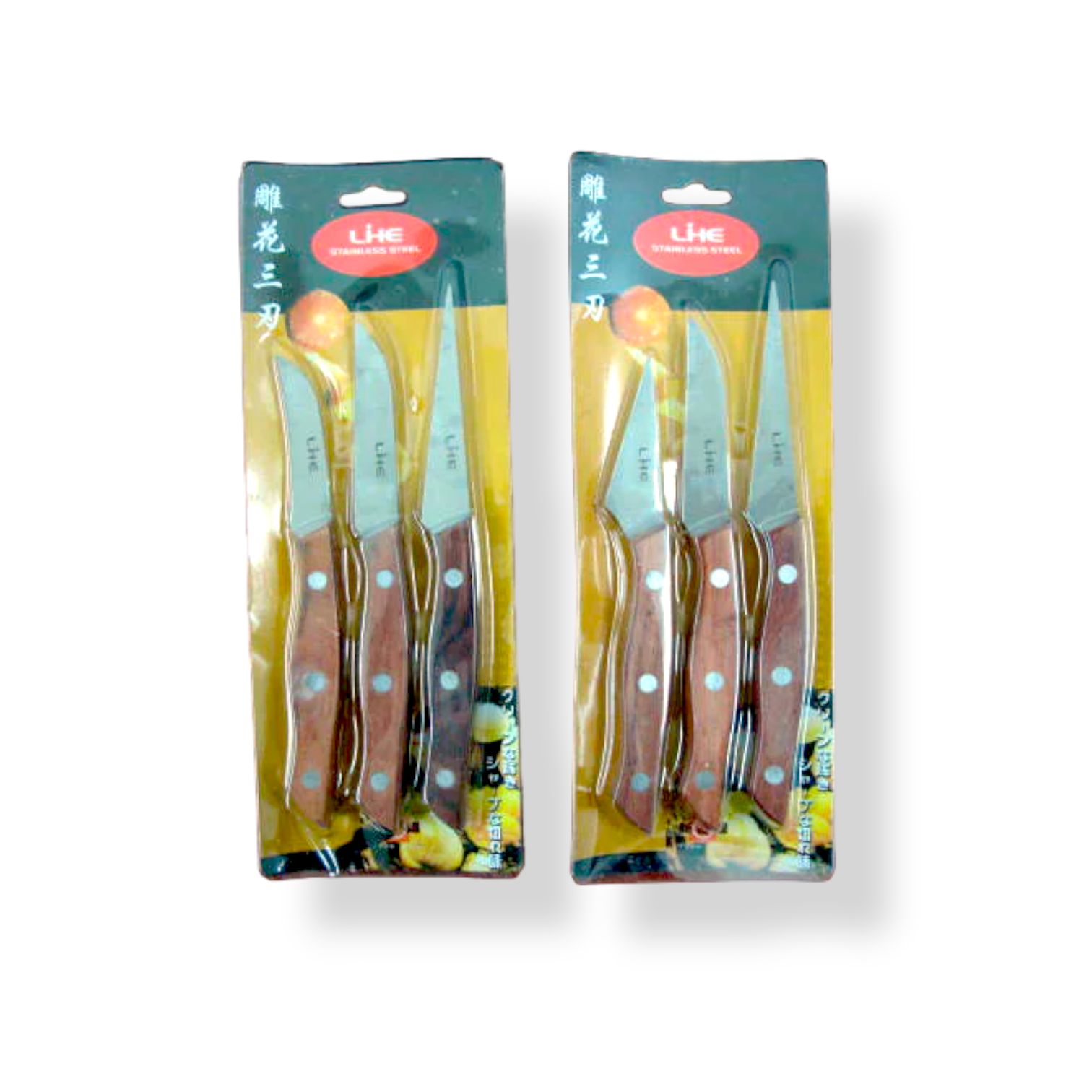 Fruit Carving Knives Set X3 - lunazchef.shop