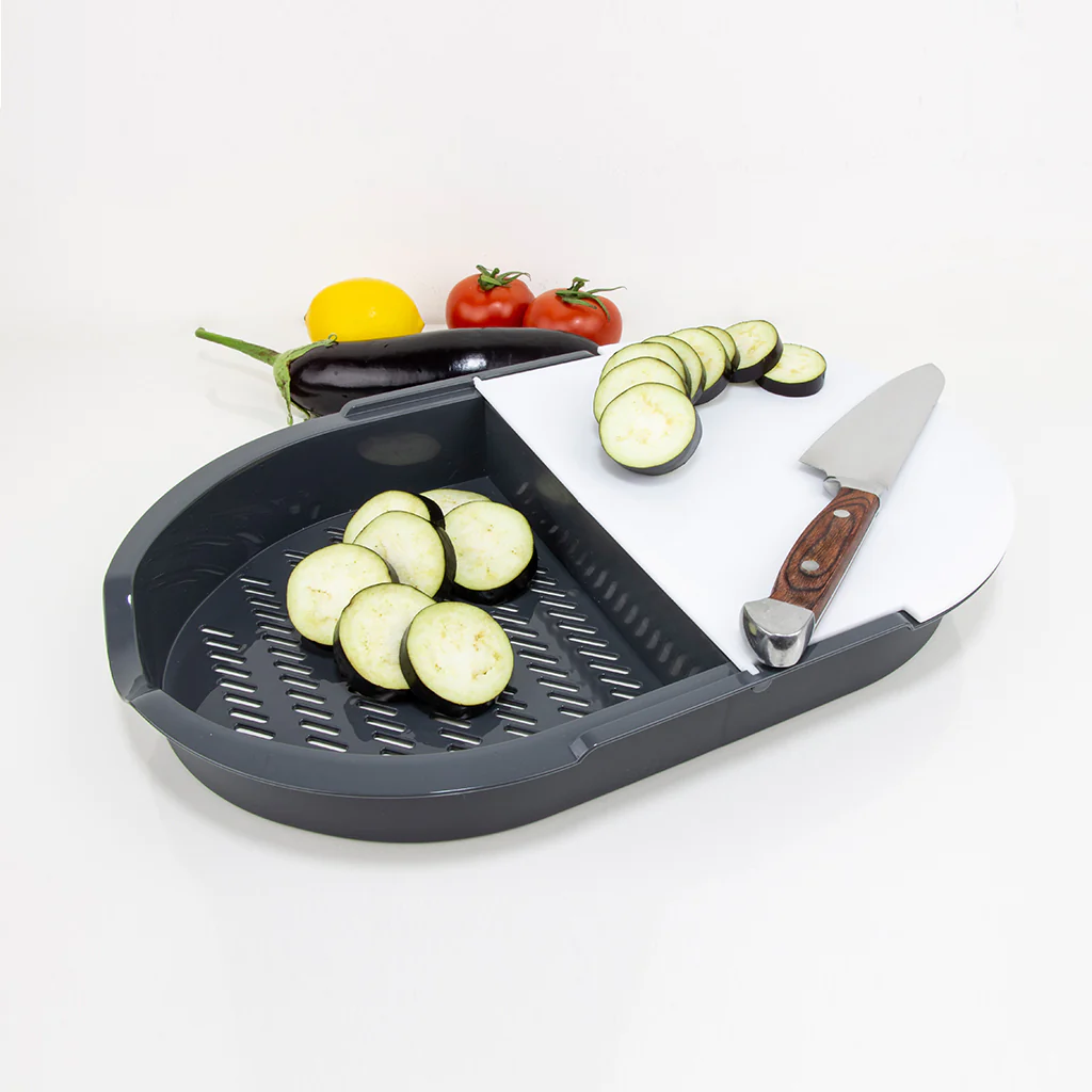 Two Chamber Cutting Board - lunazchef.shop