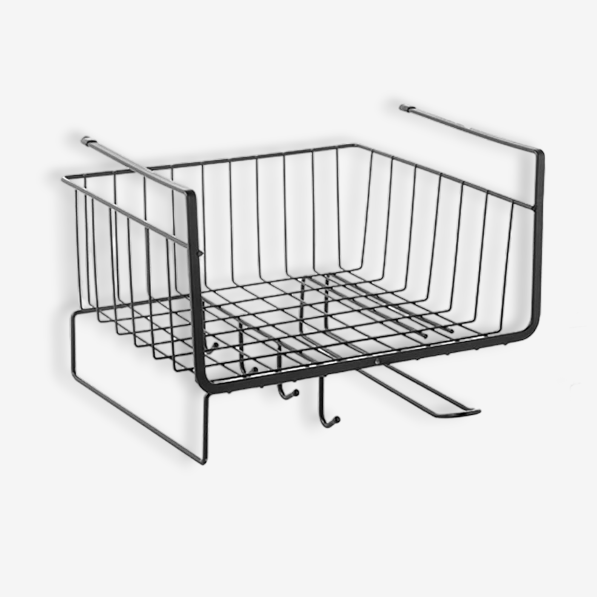 Under Shelf Wire Basket with Hangers - lunazchef.shop