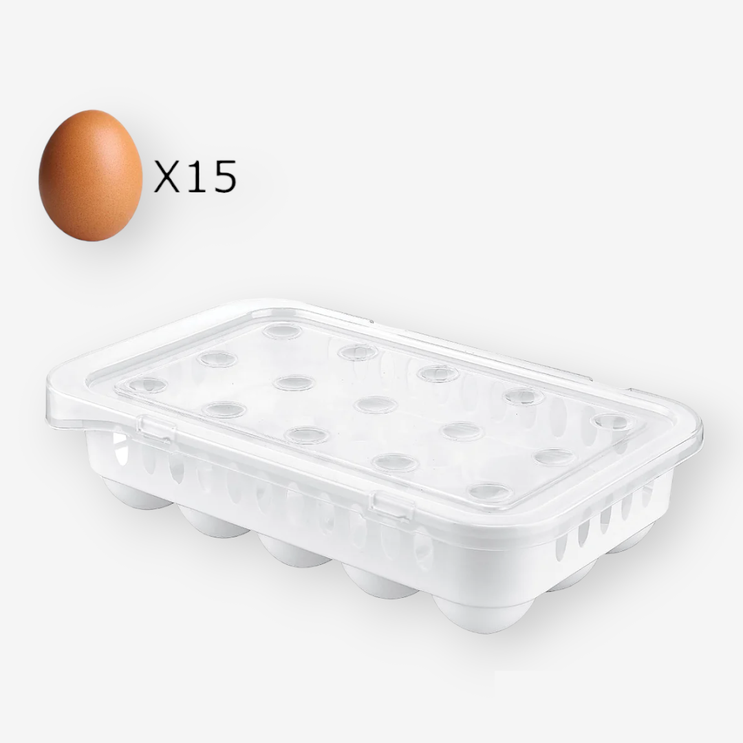 Plastic Egg Holder and Keeper for 15 Eggs - lunazchef.shop