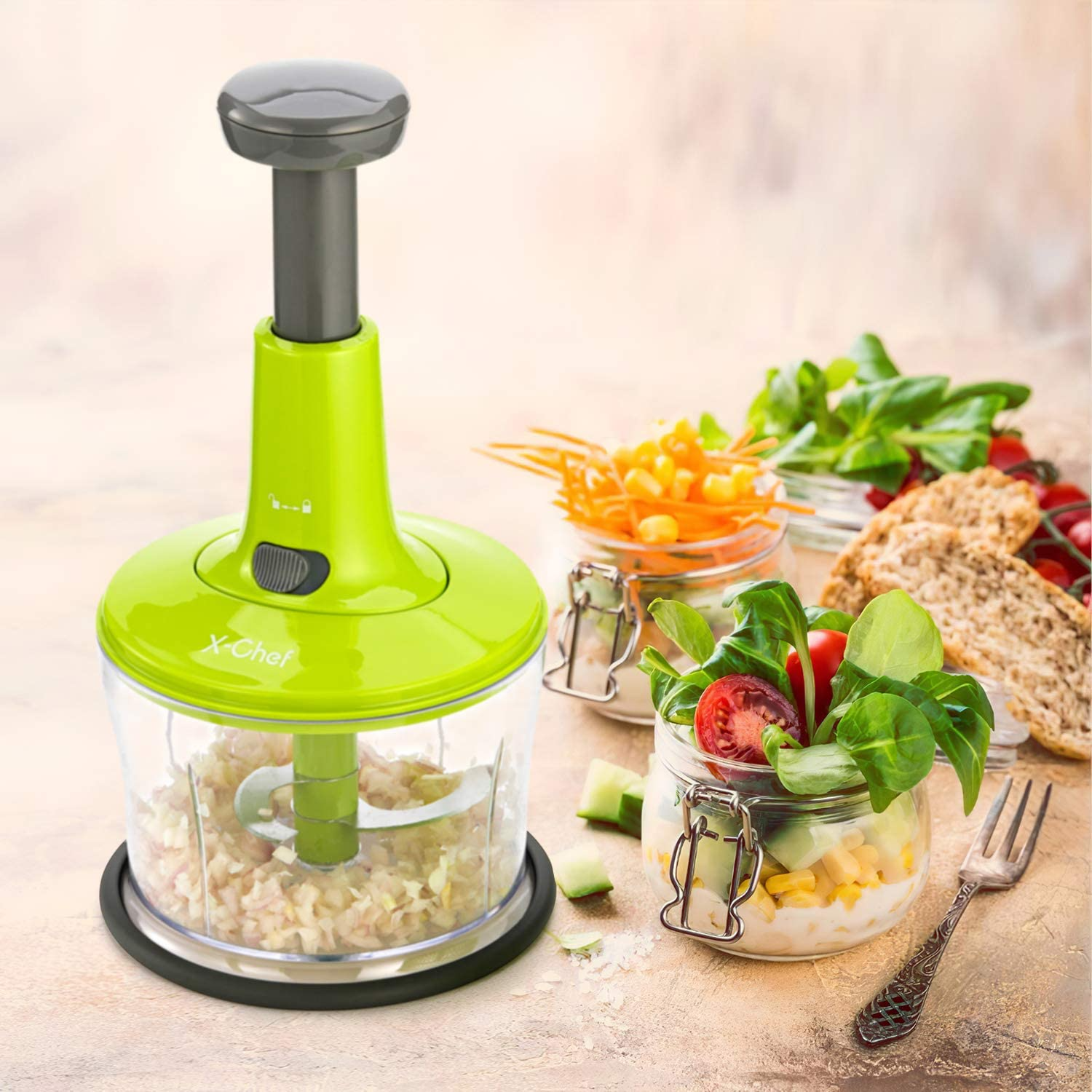 Manual Food Chopper 1.2L - lunazchef.shop