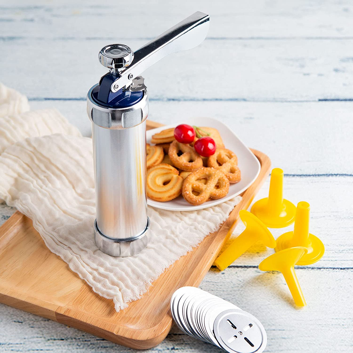 Stainless Cookie Press - lunazchef.shop