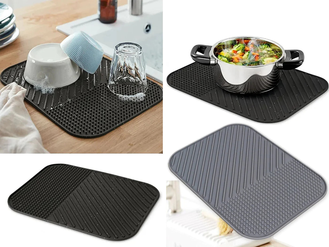 Silicone Drying Mat 34 x 25 cm - lunazchef.shop