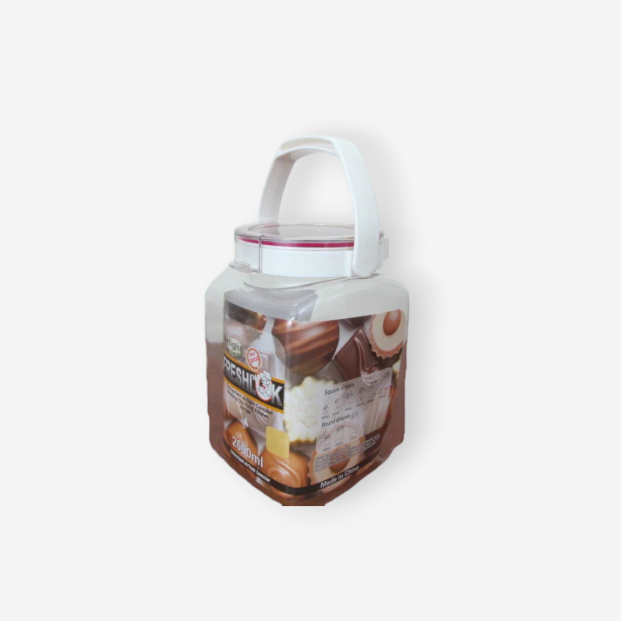 Fresh Lock Air Tight Plastic Jar 2.6 L - lunazchef.shop