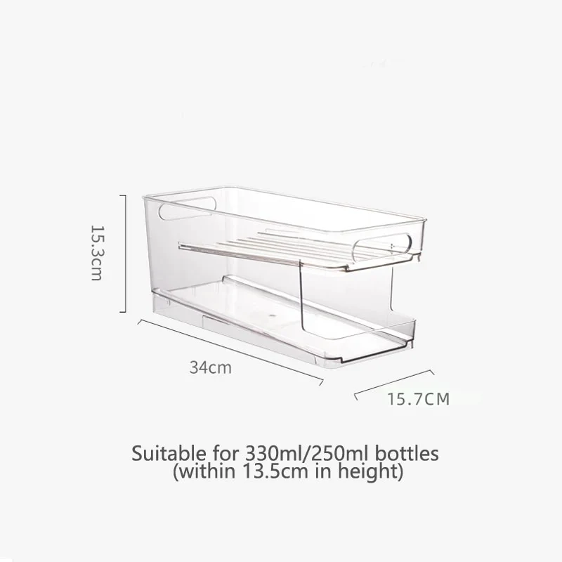 2 Tiers Soda Cans Storage Box - lunazchef.shop