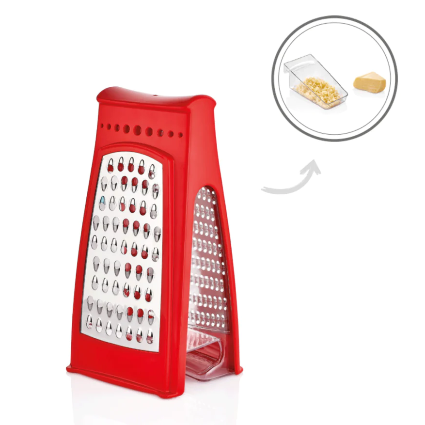 Idea Grater With Container Double Sided Grater - lunazchef.shop