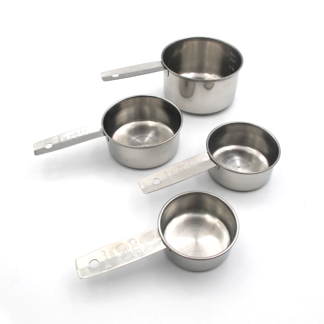 Measuring Cups Stainless Steel - lunazchef.shop