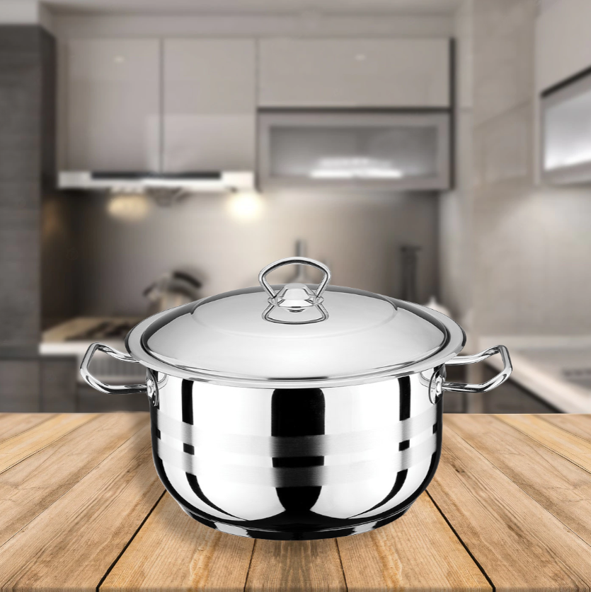 Stainless Steel Casserole - Different Sizes Available - lunazchef.shop