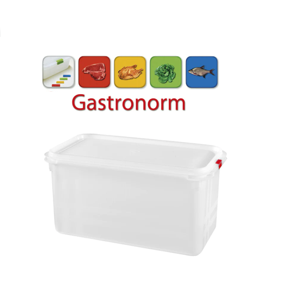 Gastronorm Plastic Storage Container - 6.5lt - lunazchef.shop