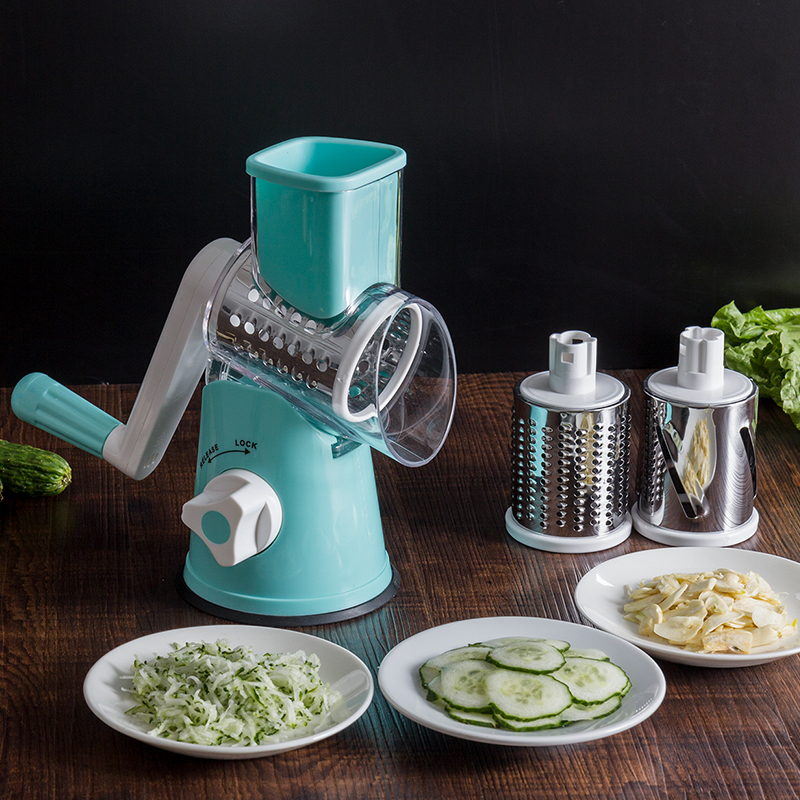 Tabletop Drum Grater 3 Blades - lunazchef.shop