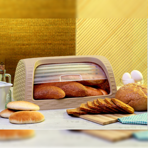 Plastic Rattan Bread Box - lunazchef.shop