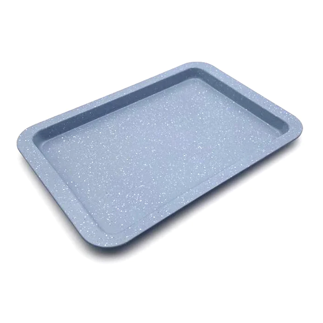 DOSTHOFF REC PAN 33X23X2.5CM - MARBLE CERAMIC B2 COATING - lunazchef.shop