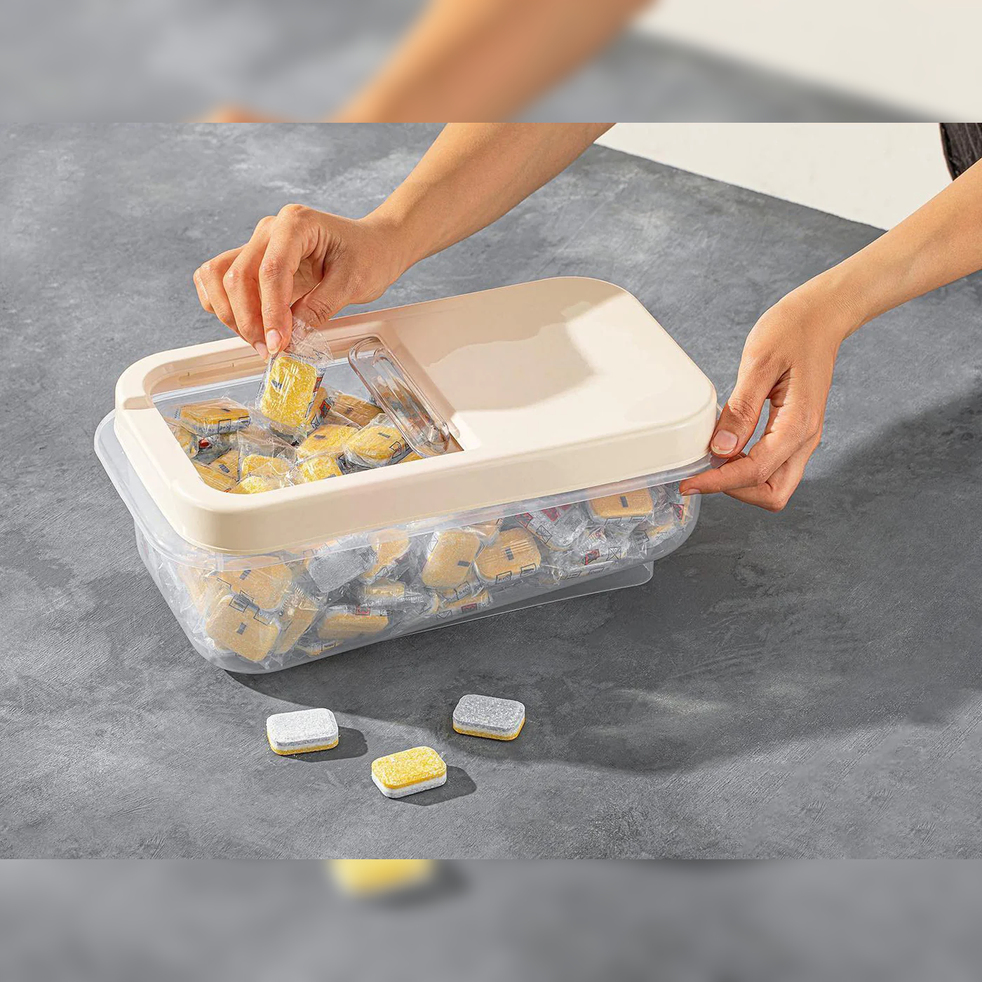 Swipe Cover Multi-box Food Storage Box 5 L - lunazchef.shop