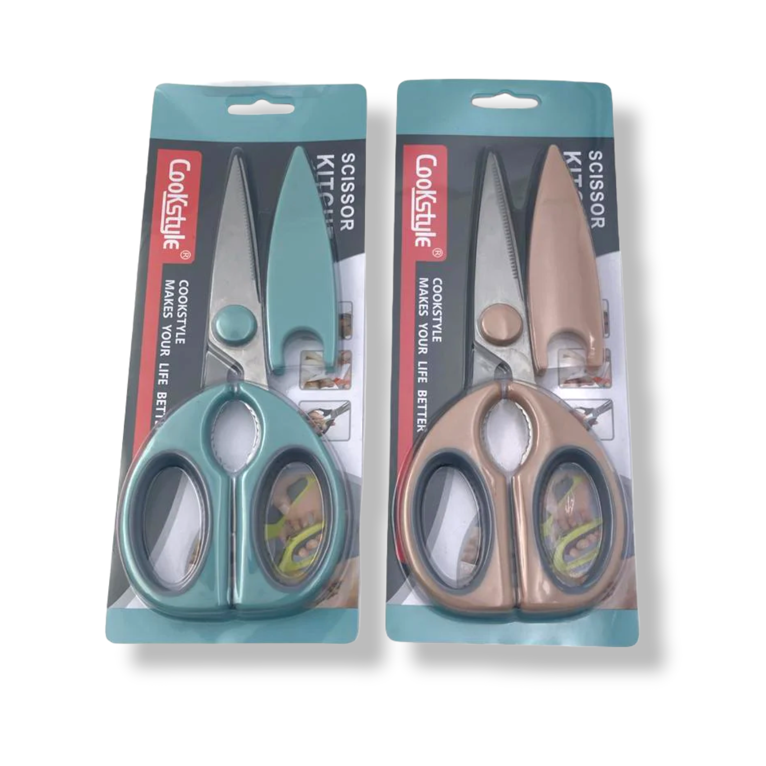 Kitchen Scissors with cover - lunazchef.shop