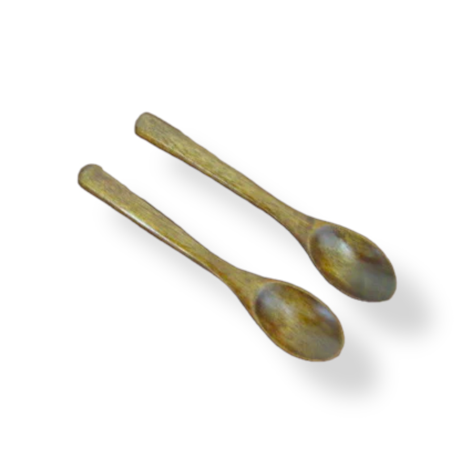 Set of 2 small wooden Spoons for salt sugar or spices - lunazchef.shop