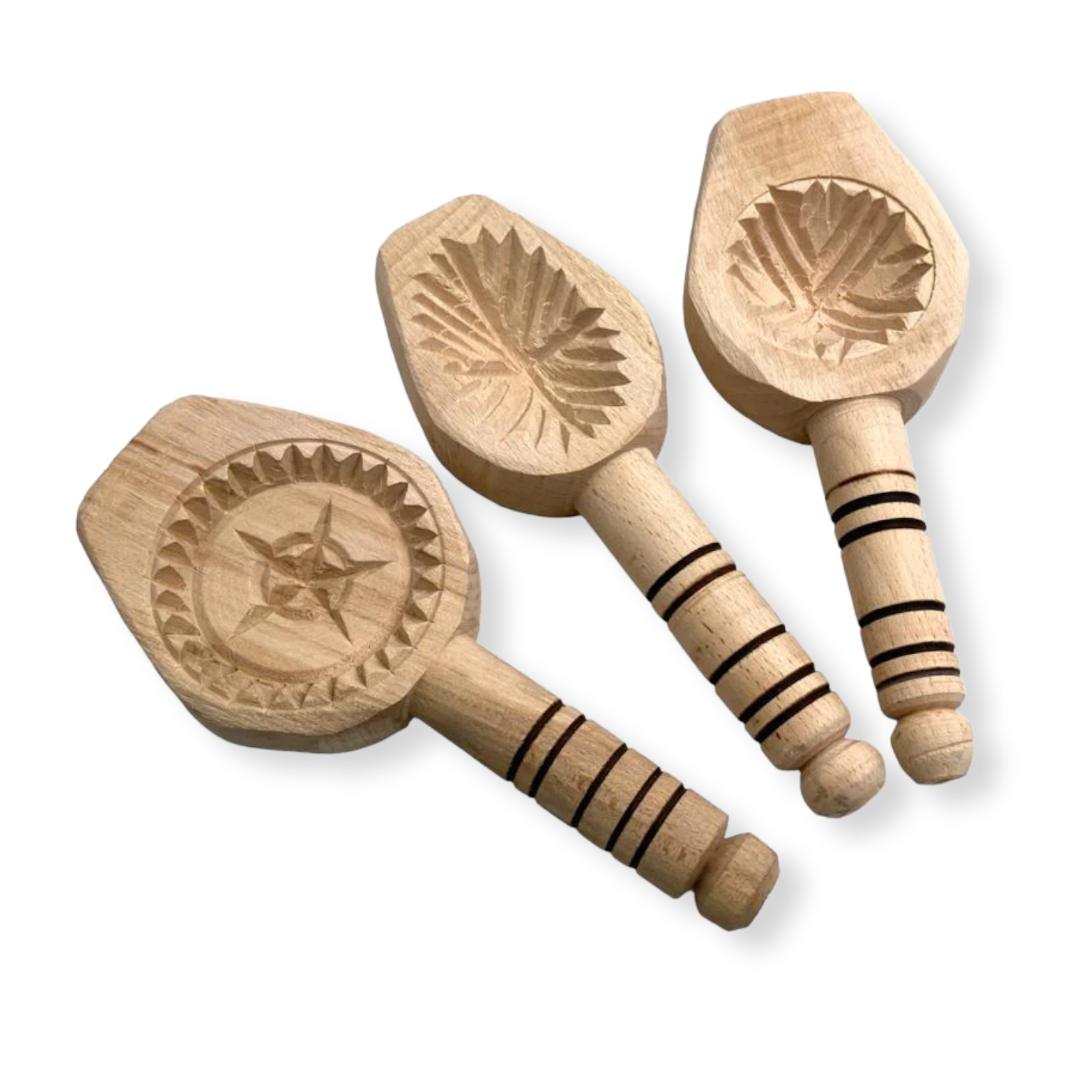 Wooden Maamoul Mold Assorted Designs - lunazchef.shop