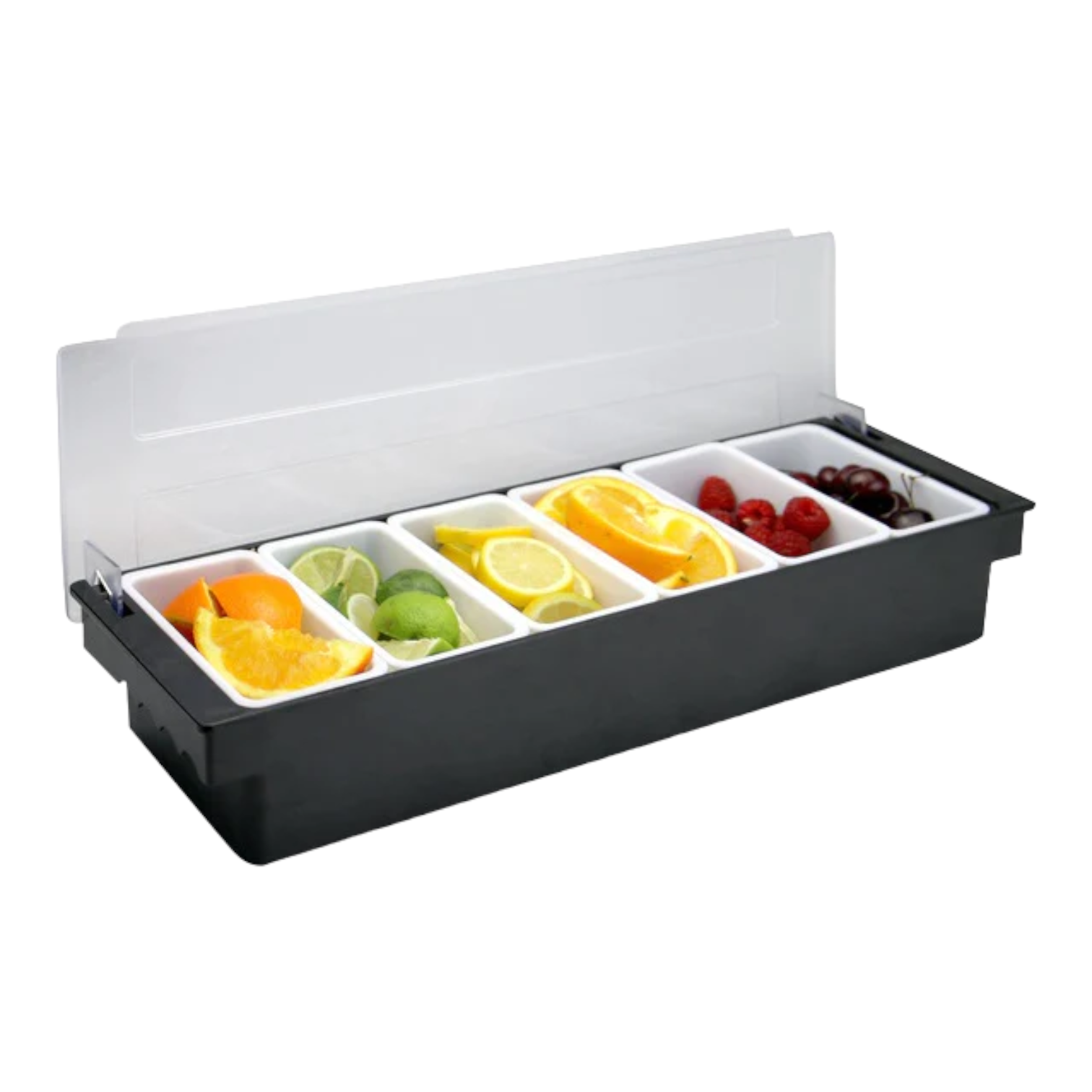 6 Compartment Seasoning Case Bar Condiment Box - lunazchef.shop