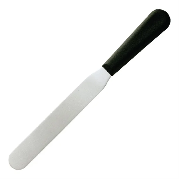 Long Straight Spatula with Black Handle - lunazchef.shop