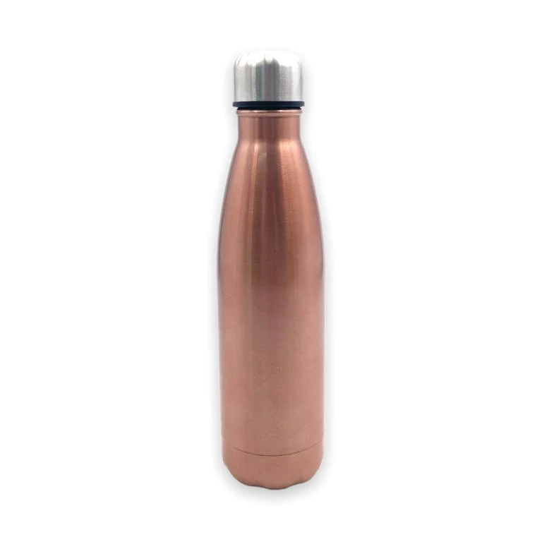 Copper Color Stainless Steel Vacuum Water Bottle 500ml - lunazchef.shop