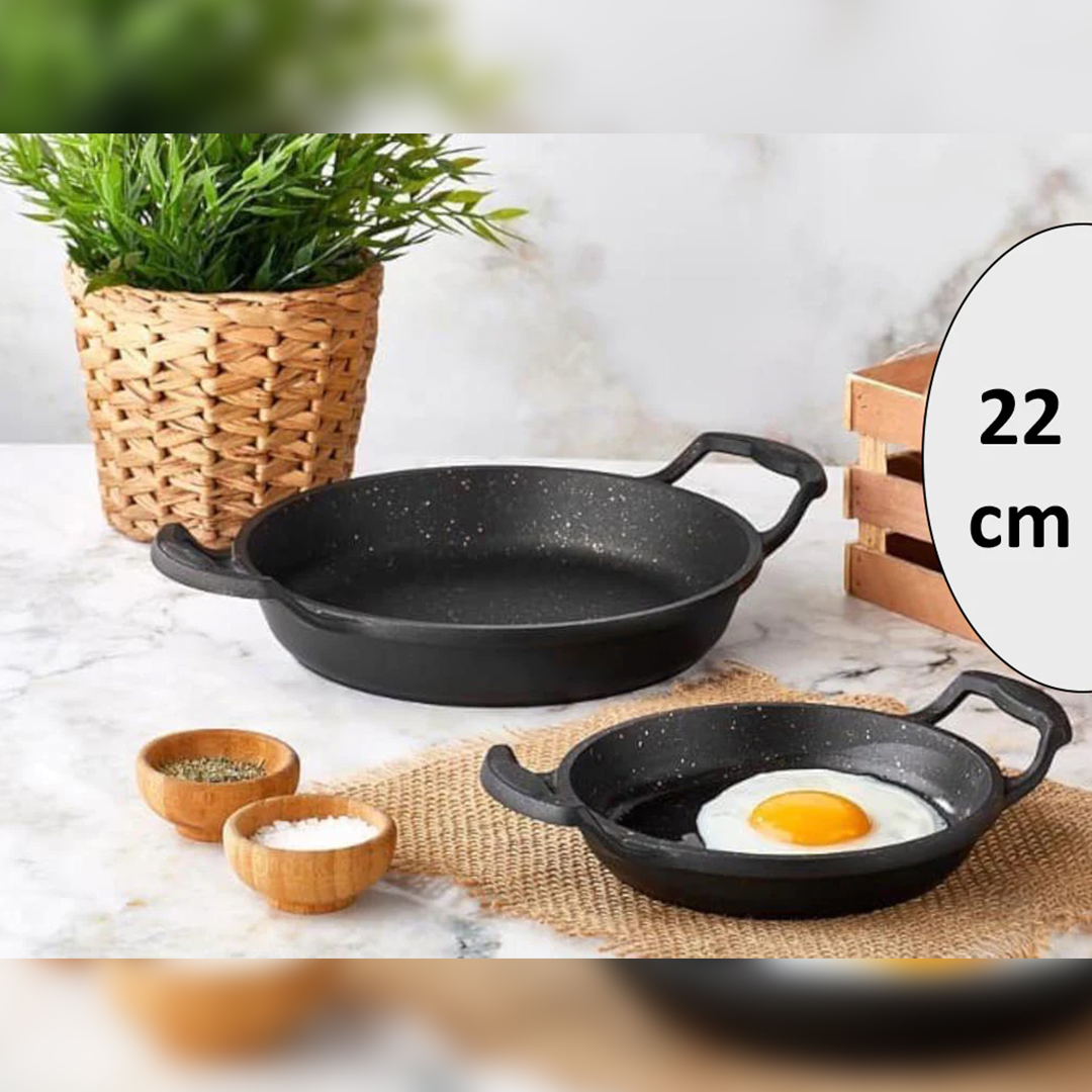 DOSTHOFF CAST ALUMINIUM GRANITE COATED EGG PAN 22 CM - lunazchef.shop