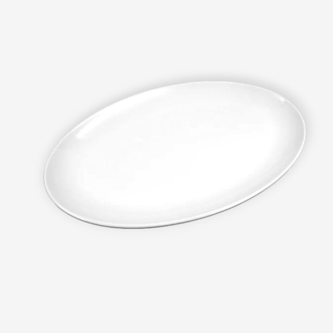 Melamine Big Oval Dish 76.5 x 49 x 6 cm - lunazchef.shop