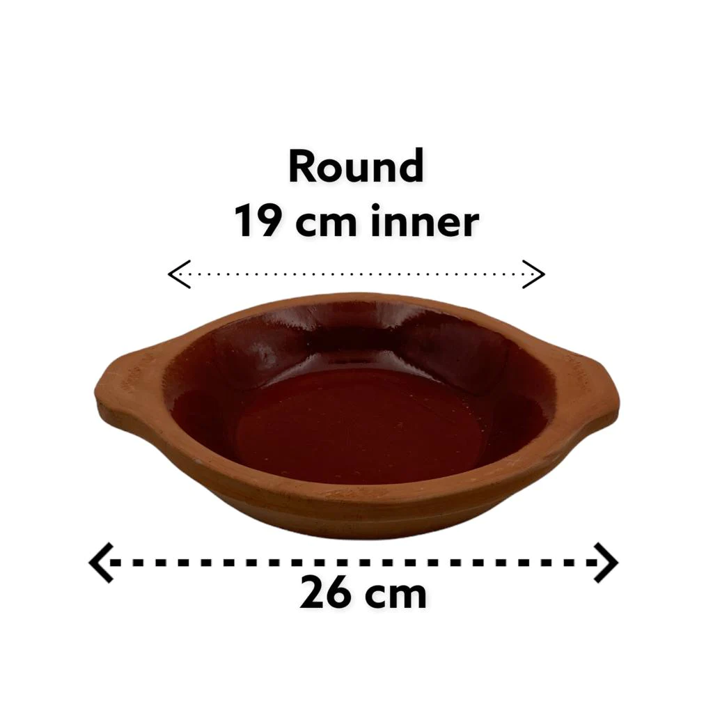 Round Clay Egg Pan 25 cm - lunazchef.shop