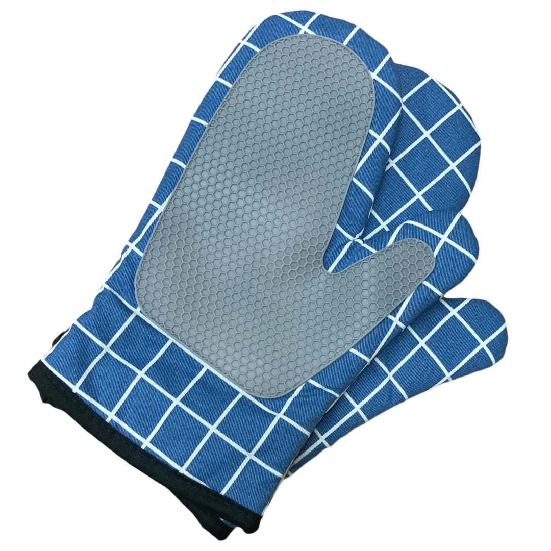 Set of 2 High Quality Mitten with Silicon Exterior - lunazchef.shop