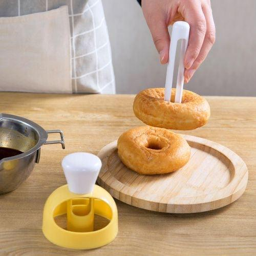 Donut Cutter Round Shape With Pluker - lunazchef.shop