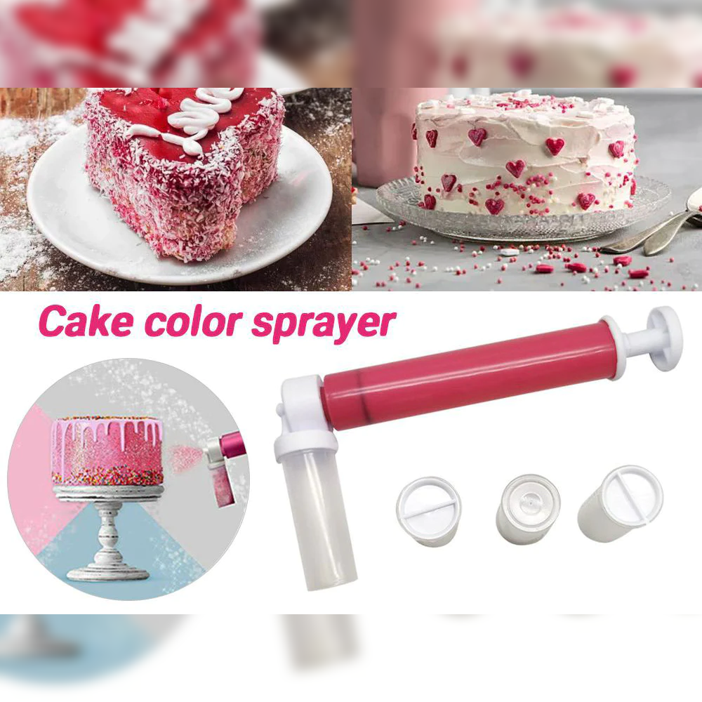 Cake Color Sprayer with 4 Refills - lunazchef.shop