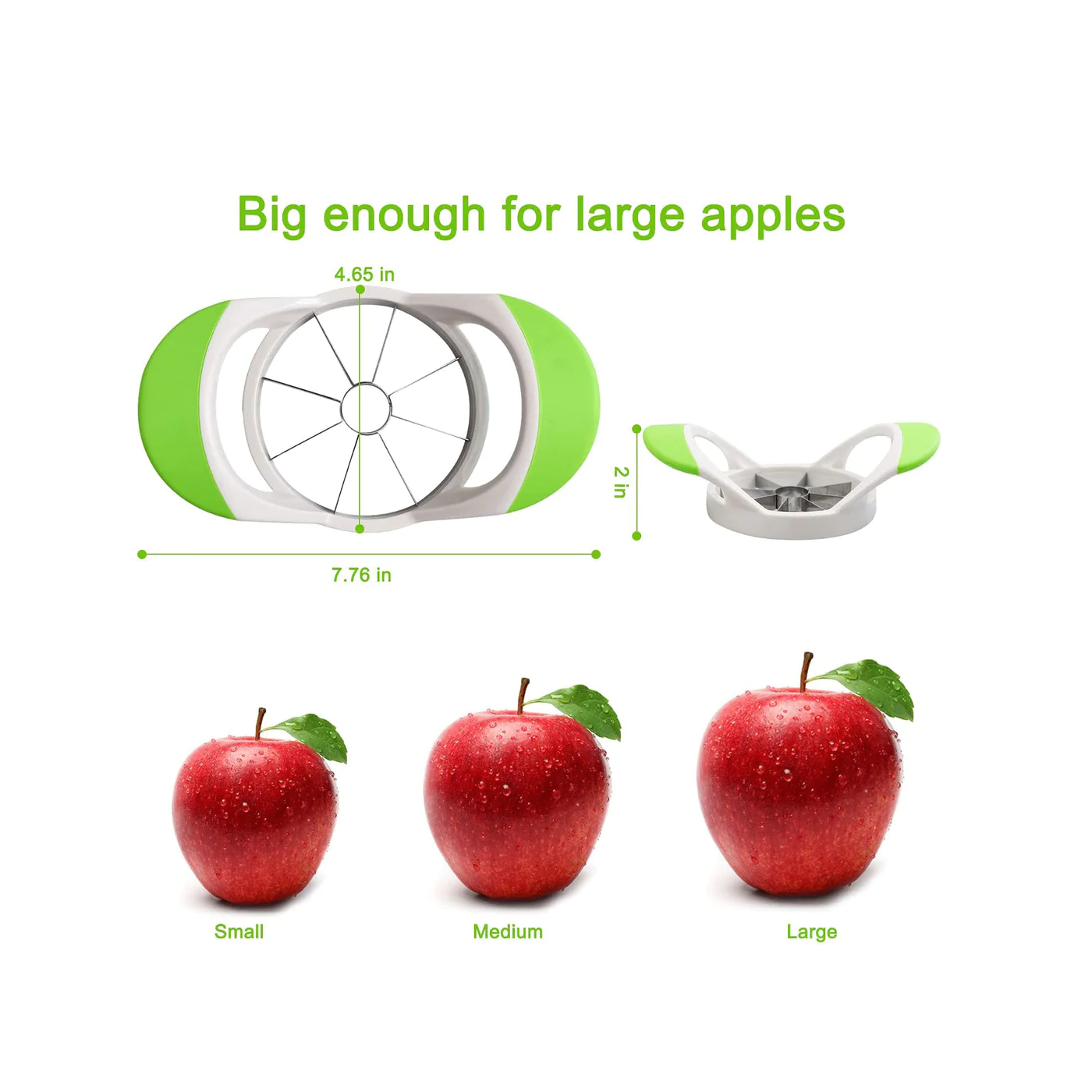 Apple Wedges Cutter With Soft Grip - lunazchef.shop