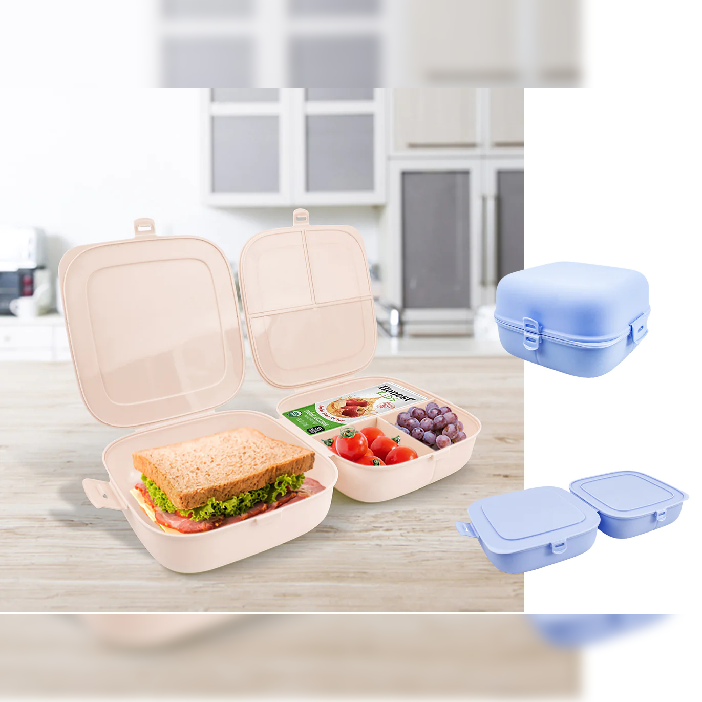 Double Lid Lunch Box - lunazchef.shop