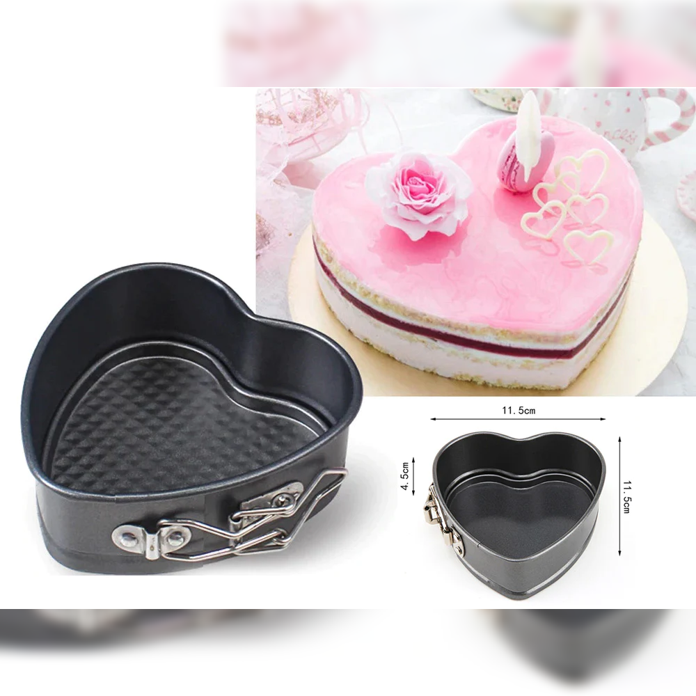 Mini Cheese Cake Mold Heart - lunazchef.shop