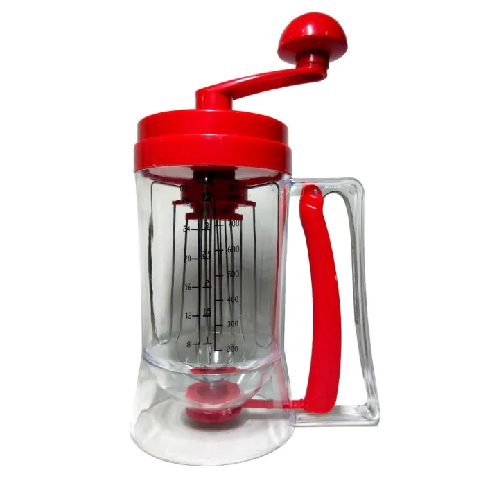 Batter Dispenser with Mixer and Measuring Labels - lunazchef.shop