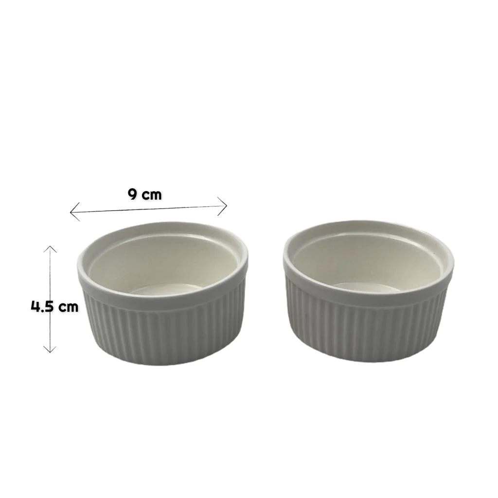 Porcelain Ramkin 9cm X2 - lunazchef.shop