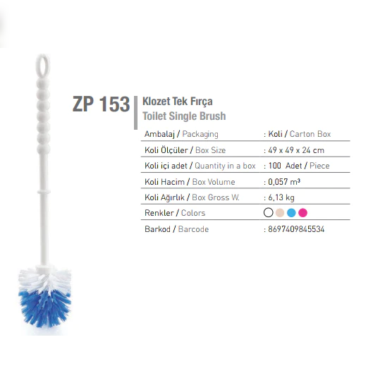 Toilet Single Brush - lunazchef.shop