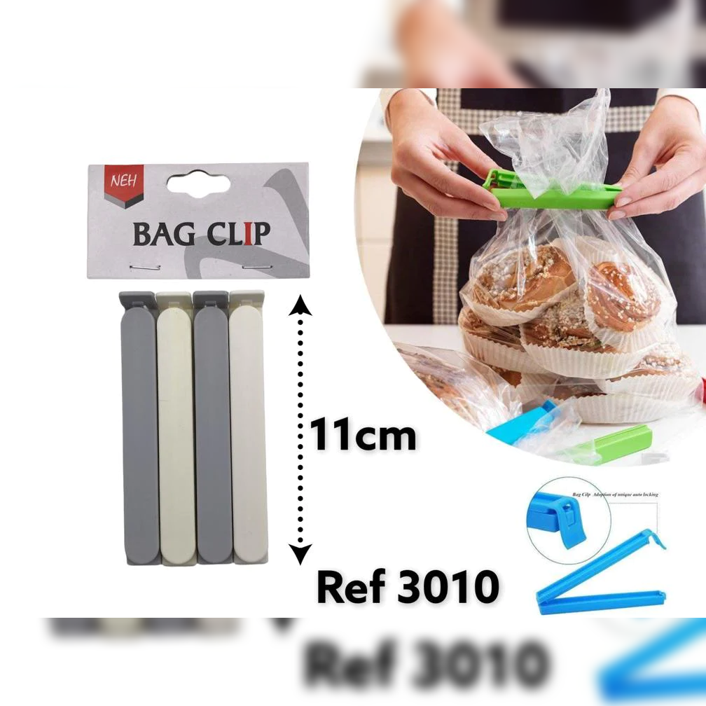 Plastic Bag Clip X4 - lunazchef.shop