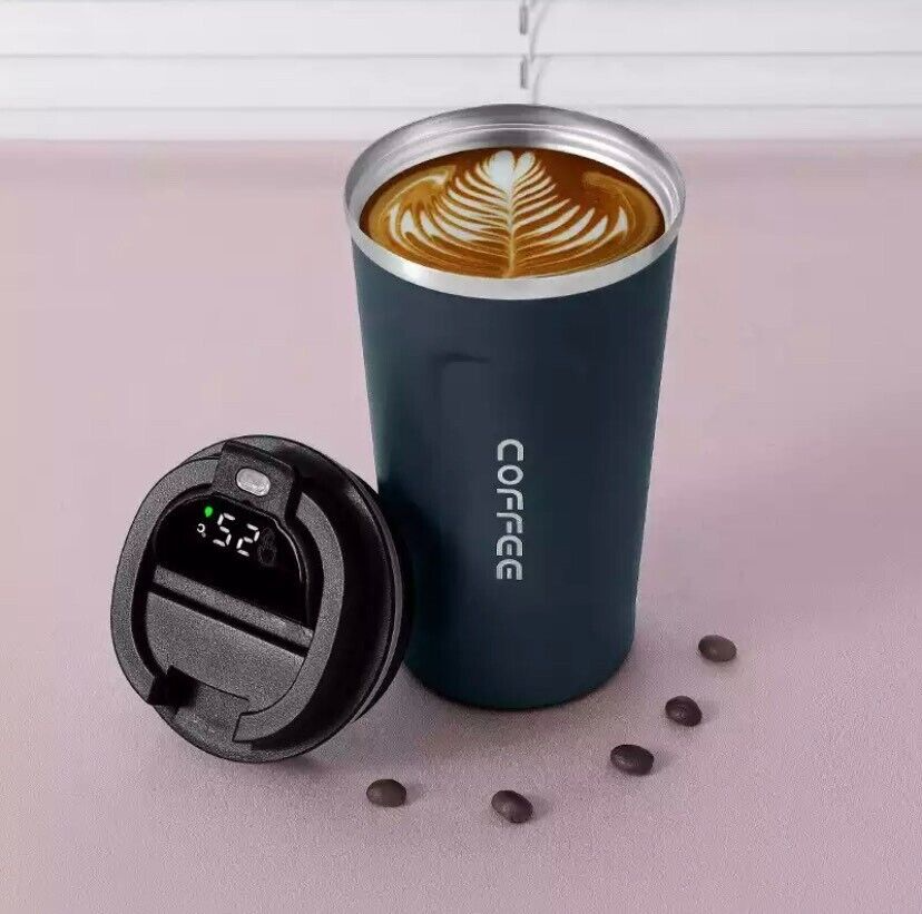 Digital Stainless Steel Travel Mug 500 ml - lunazchef.shop