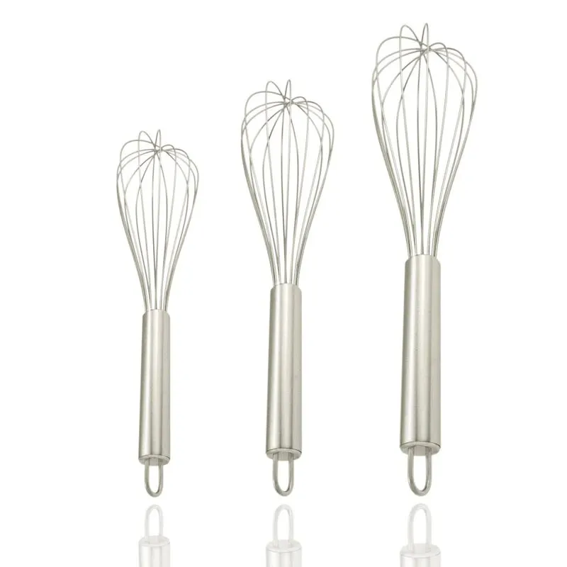 Stainless Steel Whisks Set of 3 - lunazchef.shop