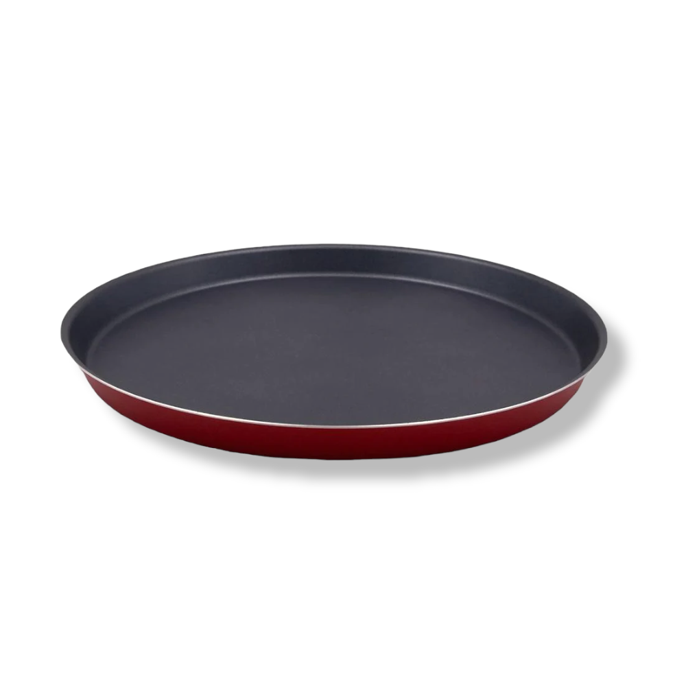 Nouval Red Shallow Pizza Tray  32 cm - lunazchef.shop