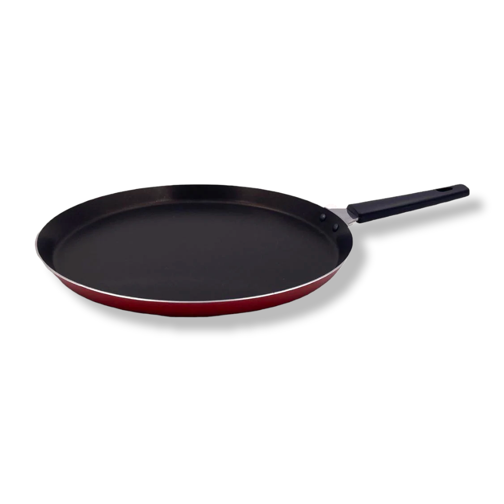 Nouval Aluminum Red Crepe Pan - Different Sizes Available - lunazchef.shop